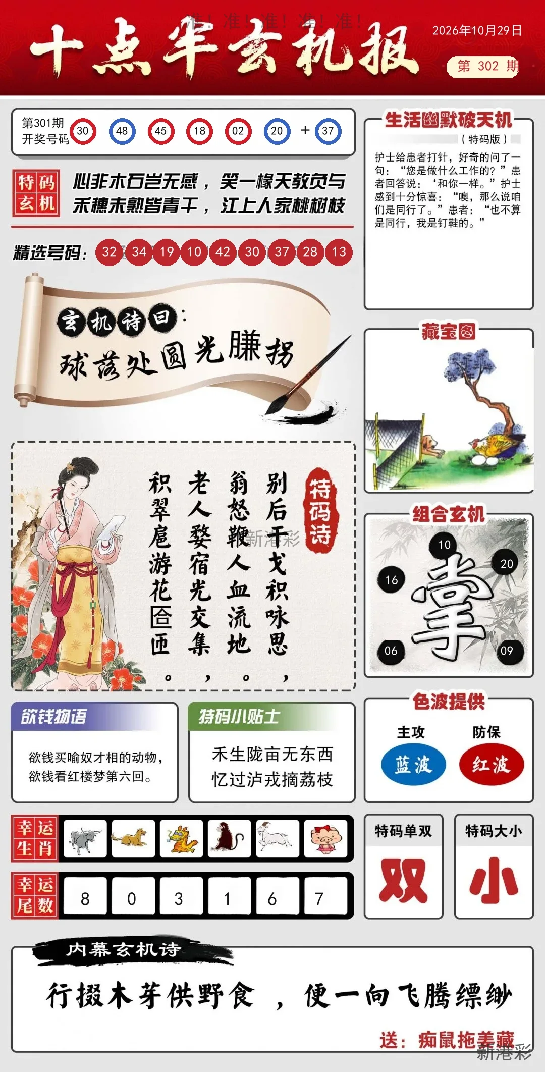 九点半玄机报